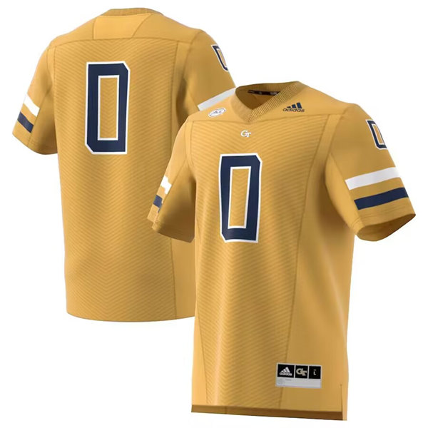 Men's Georgia Tech Yellow Jackets ACTIVE PLAYER Custom Gold Stitched Jersey Men's Georgia Tech Yellow Jackets ACTIVE PLAYER Custom Gold Stitched Jersey